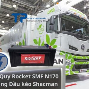 Ắc Quy Rocket SMF N170 dùng đầu kéo Shacman