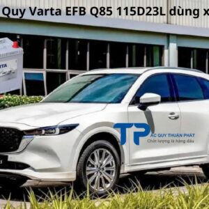 Ắc Quy Varta EFB Q85 115D23L dùng xe Mazda