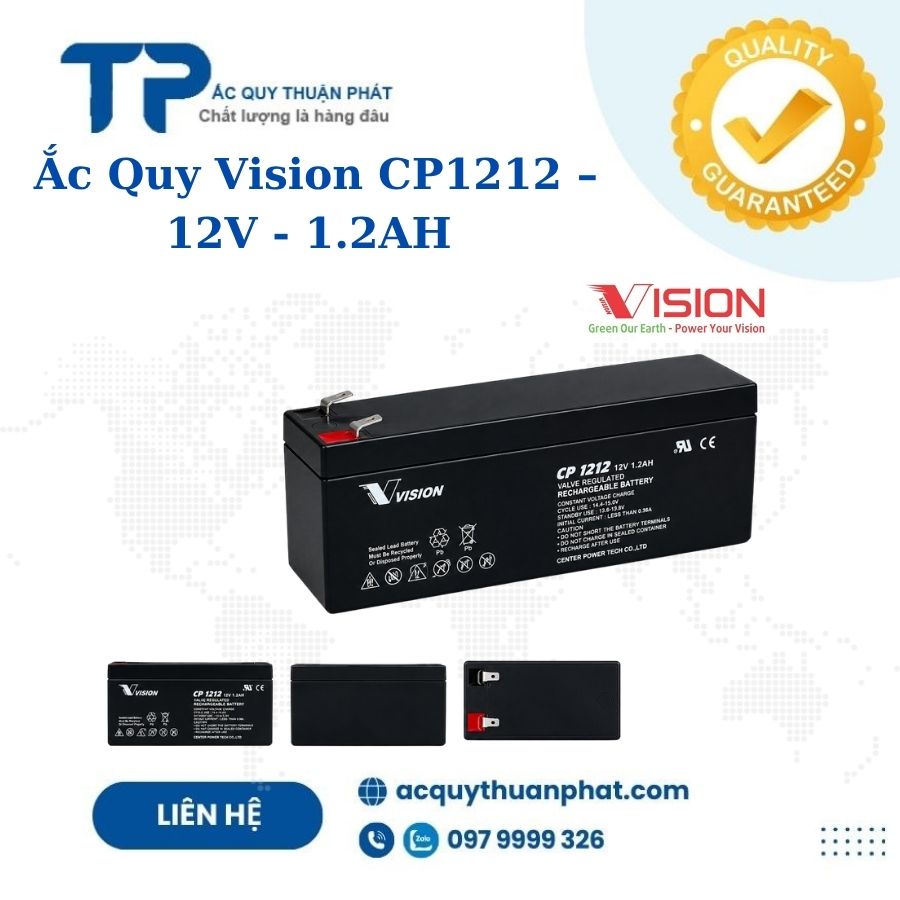 Ắc Quy Vision CP1212 12V - 1.2AH