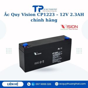 Ắc Quy Vision CP1223 - 12V 2.3AH chính hãng