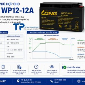 Chế độ sạc ắc quy Long Wp12-12A