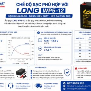 Chế độ Sạc phù hợp với Long WP5-12