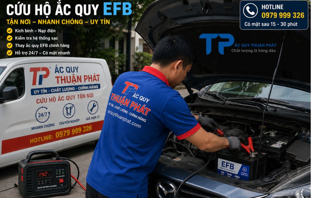 Cứu hộ ắc quy EFB tận nơi