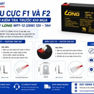 Đầu cực F1 và F2 cần kiểm tra trước khi mua