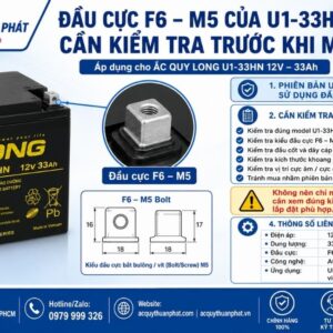 Đầu cực F6-M5 của U1-33HN cần kiểm tra trước khi mua