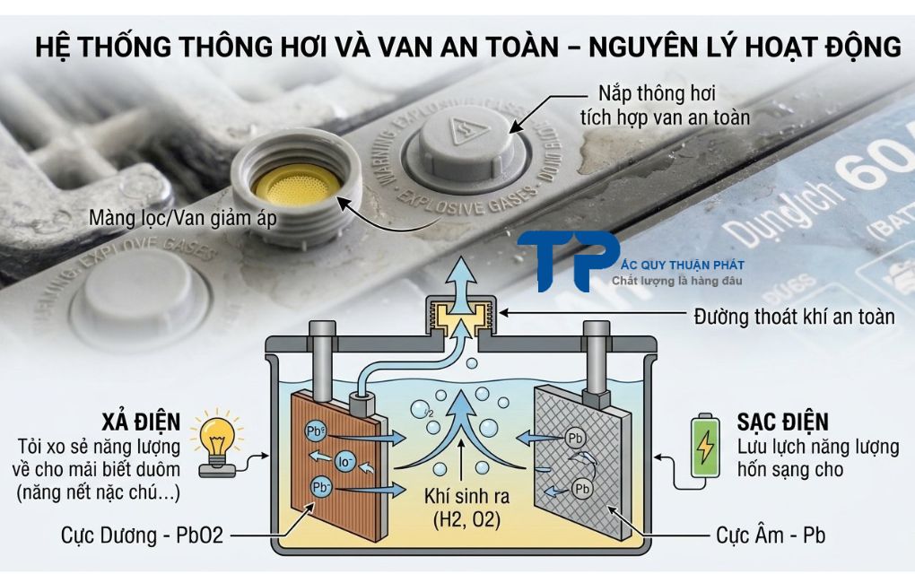 Hệ thống thông hơi và van an toàn