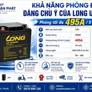 Kha năng phóng điện của Long U1-33HN