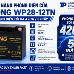 Khả năng phóng điện của Long WP28-12TN