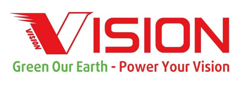 Logo thương hiệu ắc quy Vision
