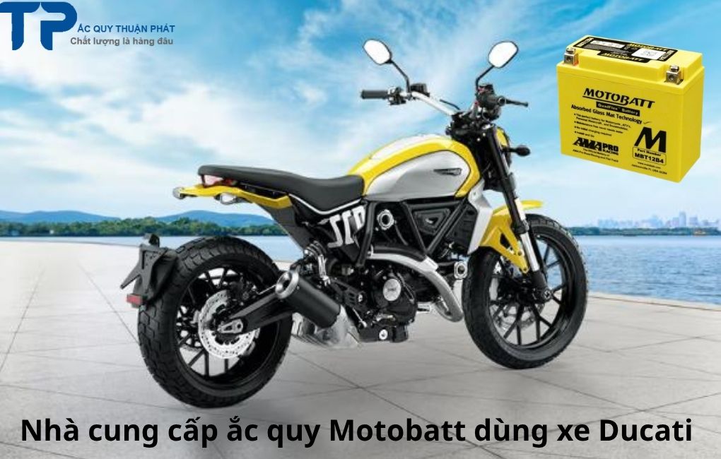 Nhà cung cấp ắc quy Motobatt dùng xe Ducati