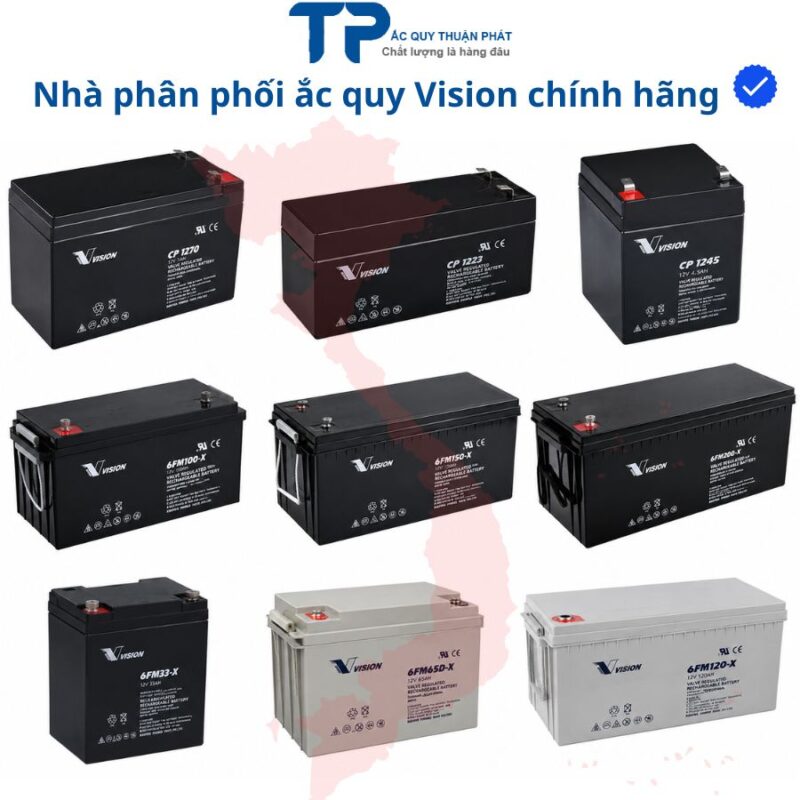 Nhà phân phối ắc quy Vision chính hãng