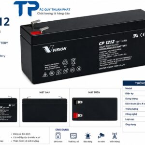 Thông số kỹ thuật ắc quy Vision CP1212