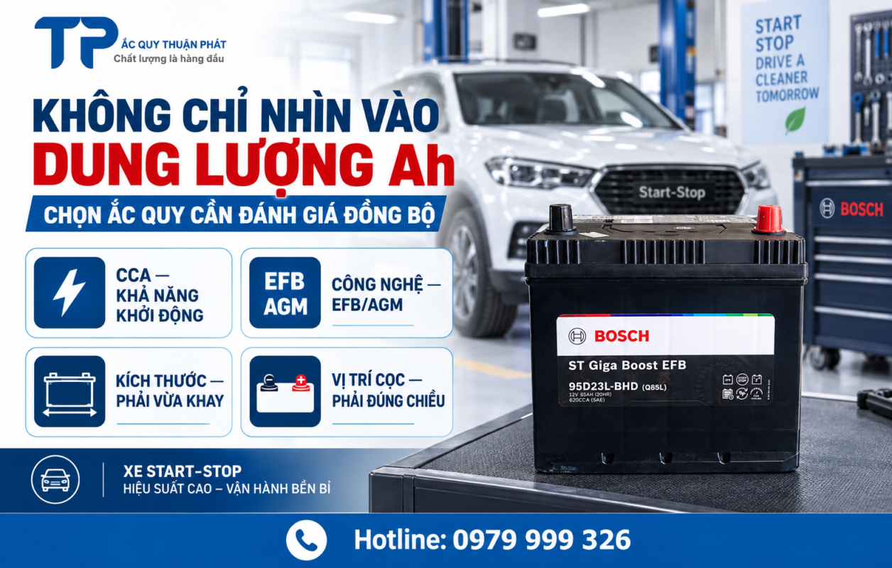 Không chỉ nhìn vào dung lượng AH