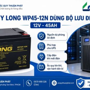 Ắc Quy Long WP45-12N dùng bộ lưu điện UPS