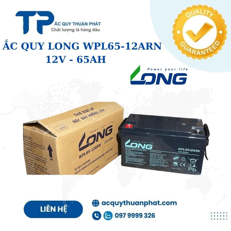 Ắc Quy Long WPL65-12ARN 12V - 65AH