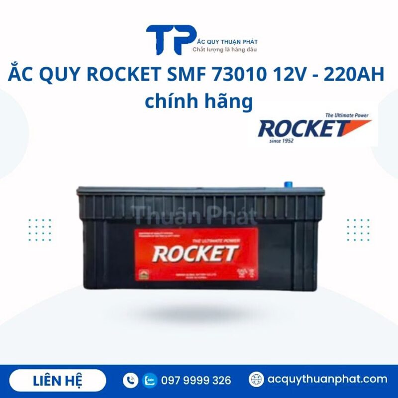 Ắc Quy Rocket SMF 73010 12V - 220AH chính hãng