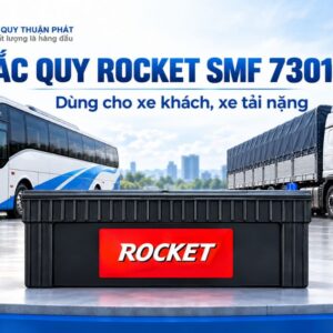Ắc Quy Rocket SMF 73010 dùng xe khách xe tải nặng