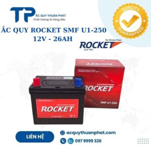 Ắc Quy Rocket SMF U1-250 12V - 26AH