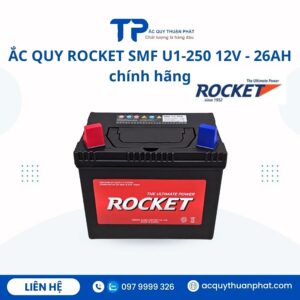 Ắc Quy Rocket SMF U1-250 12V - 26AH chính hãng