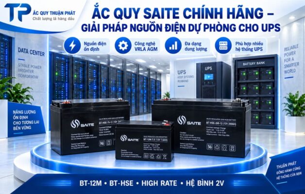 Ắc Quy Saite chính hãng giải pháp nguồn điện dự phòng UPS