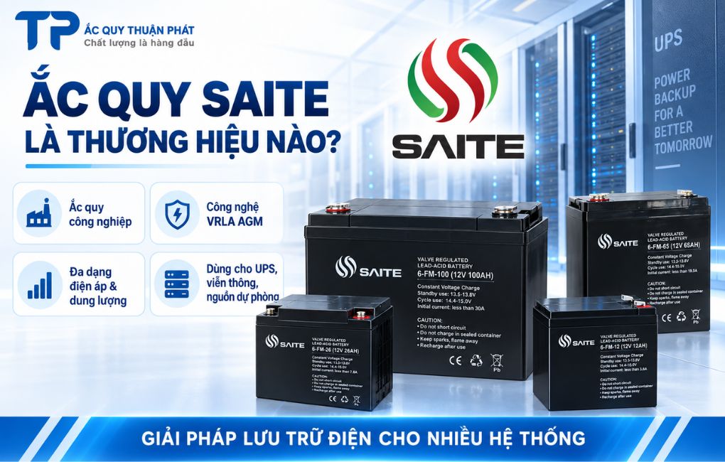 Ắc Quy Saite là thương hiệu nào