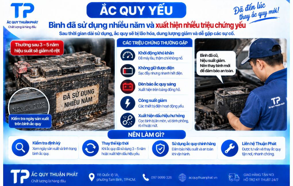 Bình đã sử dụng nhiều năm và xuất hiện nhiều triệu chứng