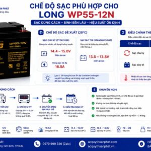 Chế độ phù hợp cho Long WP55-12N