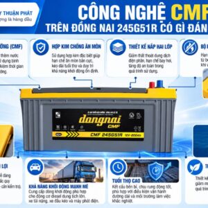Công nghệ ắc quy Đồng Nai CMF 245G51R có gì đáng chú ý