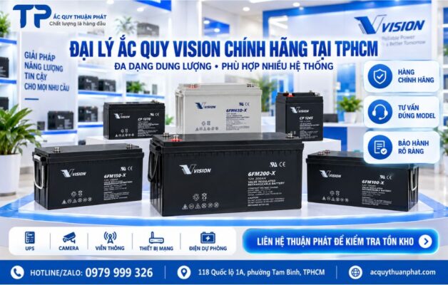 Đại lý ắc quy Vision chính hãng