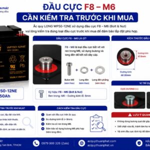 Đầu cực F8-M6 cần kiểm tra trước khi mua