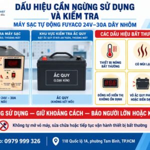 Dấu hiệu cần ngưng sử dụng và kiểm tra