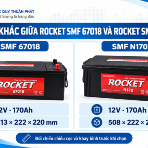 Điểm khác nhau giữa Rocket SMF 67018 và Rocket SMF N170