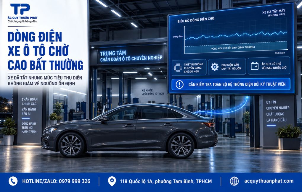 Dòng điện xe ô tô chờ Cao bất thường