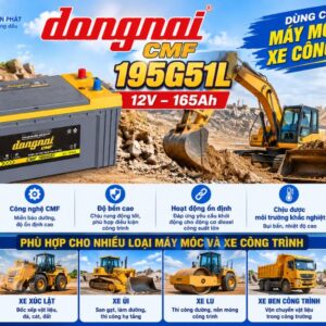 Đồng Nai 195G51L dùng máy móc và xe công trình
