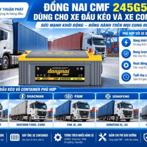 Đồng Nai CMF 245G51R dùng xe đầu kéo và xe Container