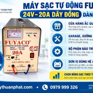 Fuyaco 24v - 20A dây đồng dành cho ai