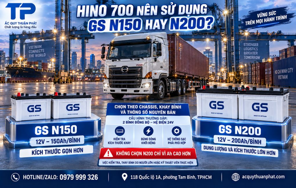 Hino 700 nên sử dụng GS N150 hay N200