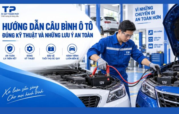 Hướng dẫn câu bình ô tô đúng kỹ thuật