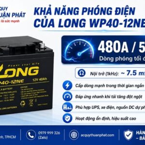 Khả năng phóng điện của Long WP40-12NE