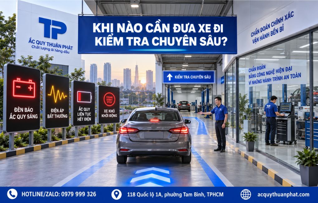 Khi nào cần đưa xe đi kiểm tra chuyên sâu