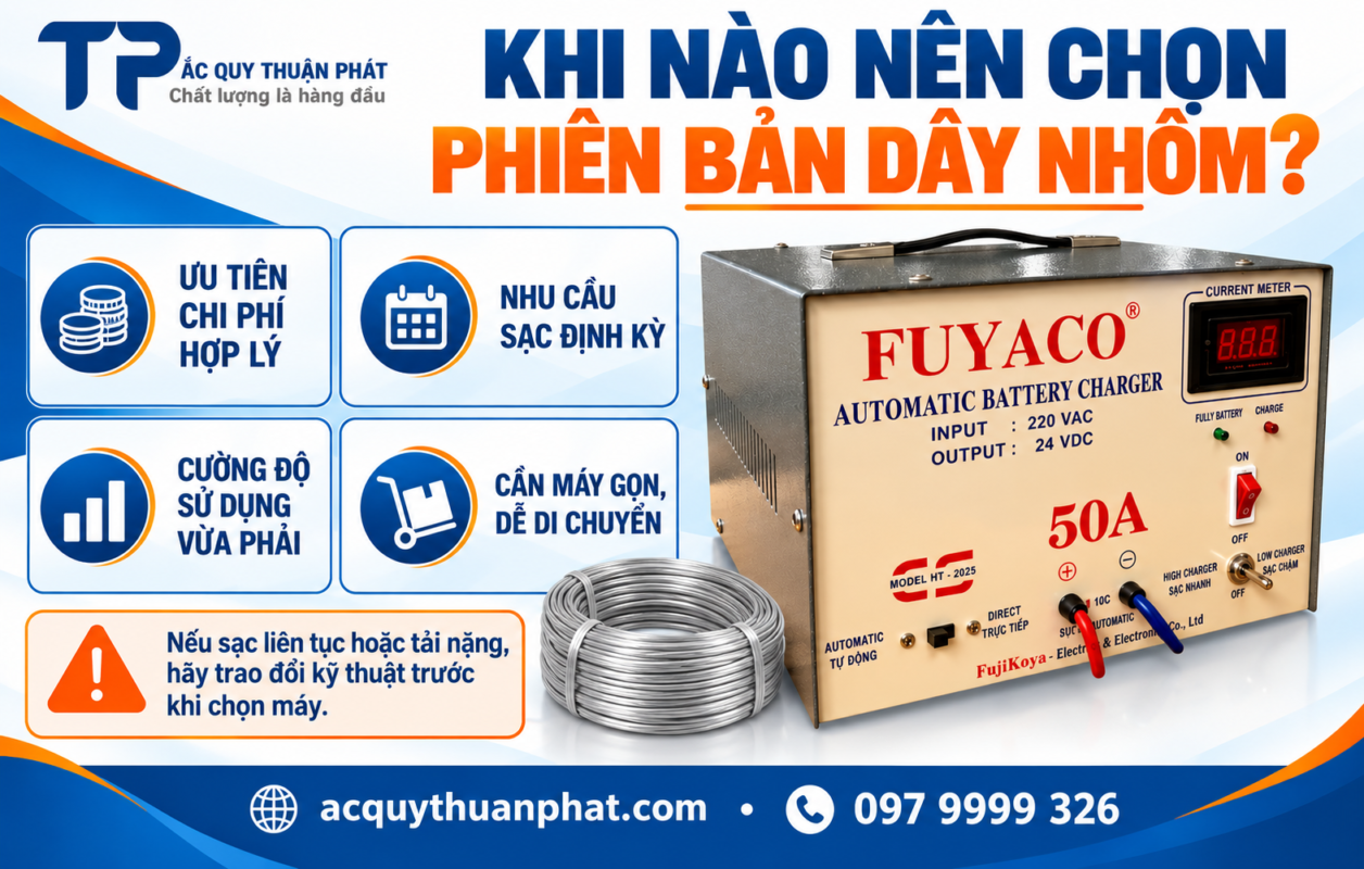 Khi nào nên chọn phiên bản dây nhôm