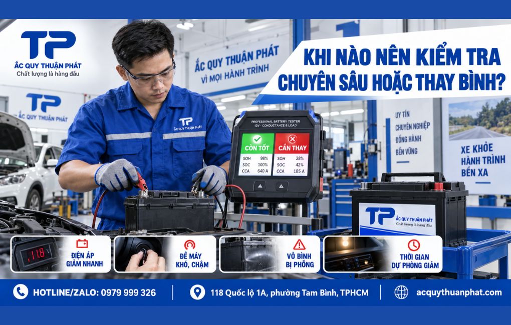 Khi nào nên kiểm tra chuyên sau hay thay bình