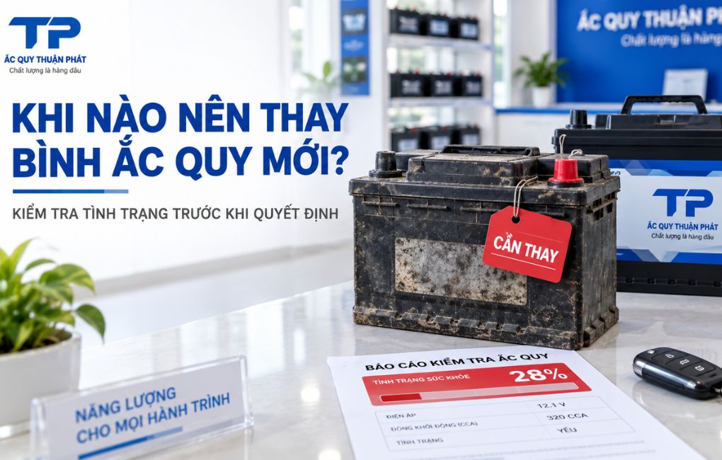 Khi nào nên thay bình ắc quy mới