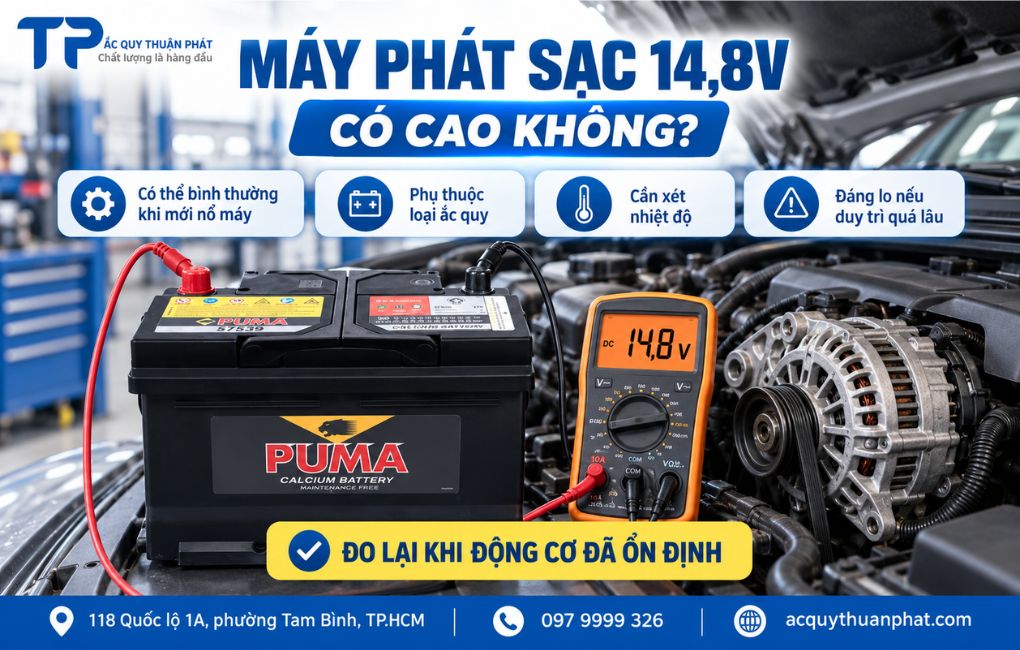 Máy phát sạc 14.8V có cao không