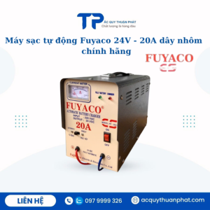 Máy sạc tự động Fuyaco 24V - 20A dây nhôm