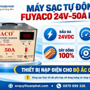 Máy sạc tự động Fuyaco 24V - 50A là gì