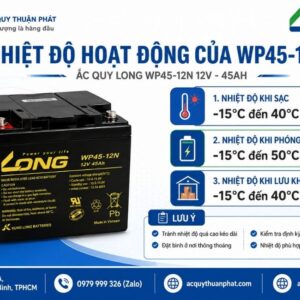 Nhiệt độ hoạt động cua WP45-12N