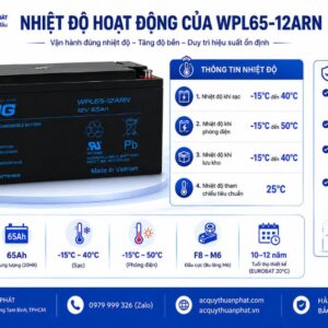 Nhiệt độ hoạt động của WPL65-12ARN