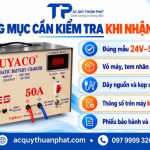 Những mục cần kiểm tra trước khi nhận hàng