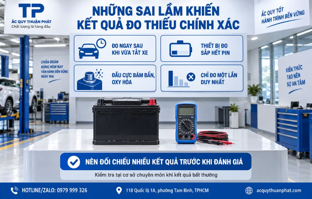 Những sai lầm khiến kết quả đo thiếu chính xác